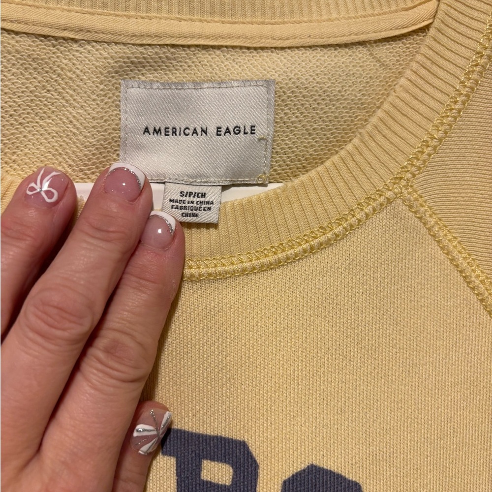 American Eagle - Newport Rhode Island Crew Neck Adult Size Small worn 2x - Picture 8 of 10